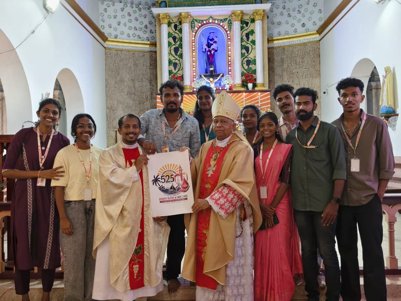 കണ്ണൂരിൽ ക്രൈസ്തവ വിശ്വാസം ഉടലെടുത്തതിൻ്റെ 525-ാമത് വാർഷികത്തോടനുബന്ധിച്ച് രക്തദാനസേന ഫോറം ഉദ്ഘാടനം ചെയ്യപ്പെട്ടു